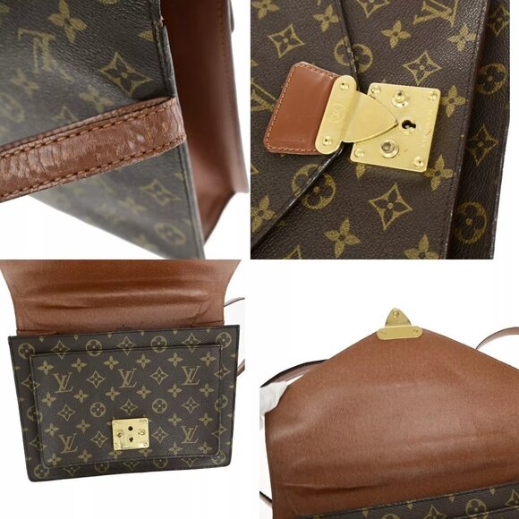 LOUIS VUITTON Monceau 28 2Way Shoulder Hand Bag Monogram Leather - Picture 13 of 16